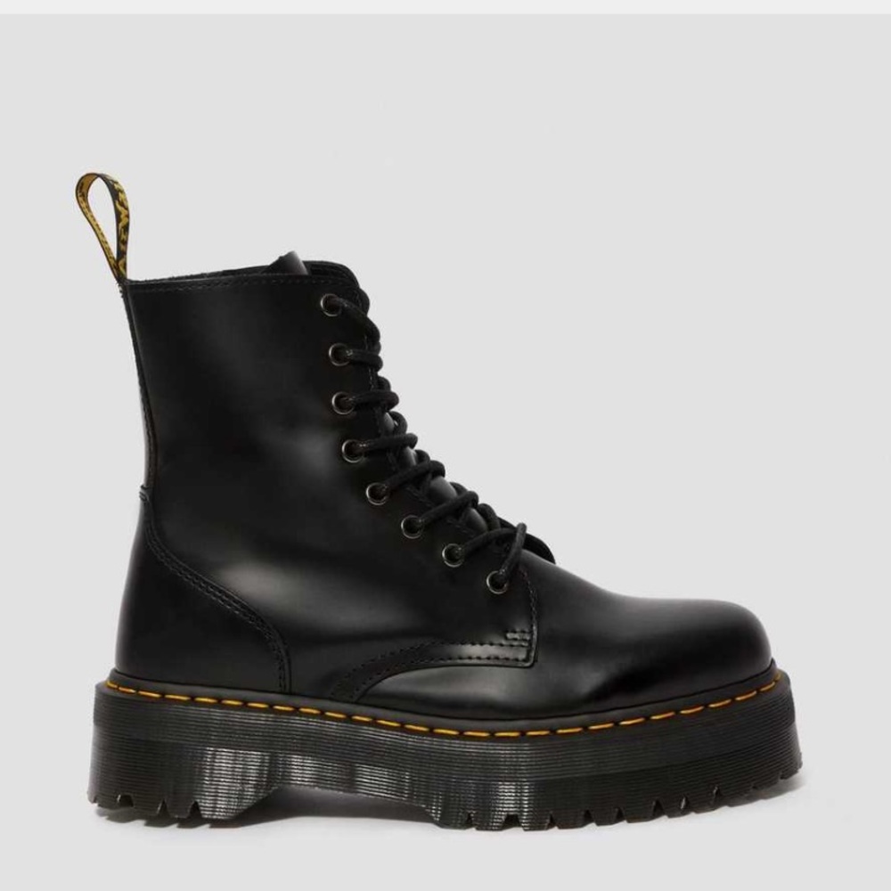 Jadon Smooth Leather Platform Boots/ Dr. Martins